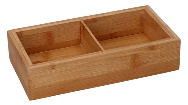 Cassetto Svuotatasche Rettangolare 21x11xh4,8 cm in Bambù Naturale