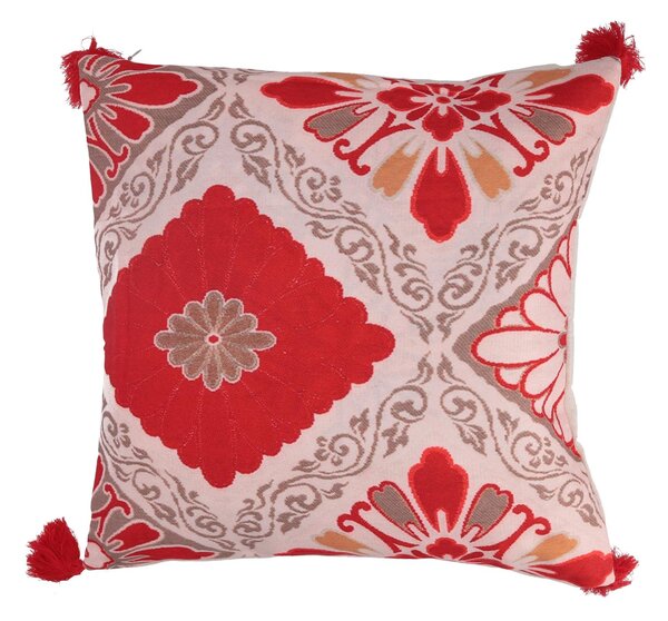 Fodera per Cuscino Decorativo Quadrato 40x40 cm in Tessuto Arancione
