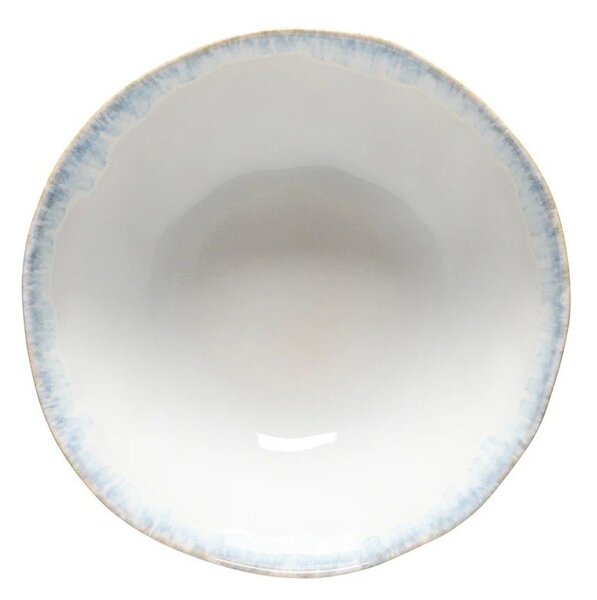 Ciotola bianca/blu in gres ø 28 cm Brisa – Costa Nova