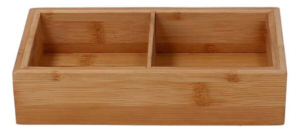 Cassetto Svuotatasche Rettangolare 21x11xh4,8 cm in Bambù Naturale