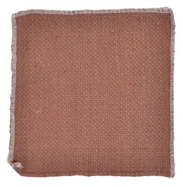 Tappeto Bagno Design Trama Semplice 50x150 cm in Cotone Marrone