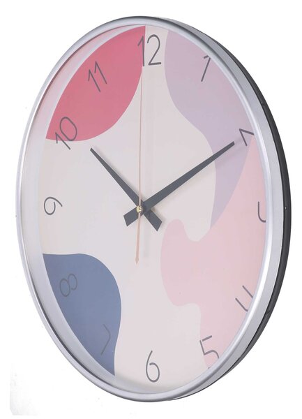 Orologio da Parete Ø35 cm in Plastica Multicolor