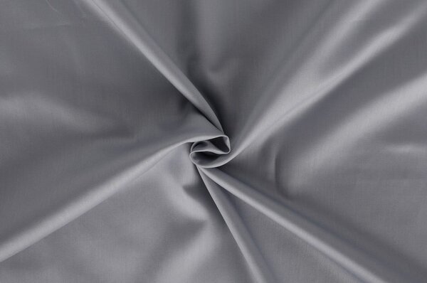 Set copripiumino e federa grigio in raso di cotone per letto matrimoniale/per letto esteso 240x220 cm Elegant – Mijolnir