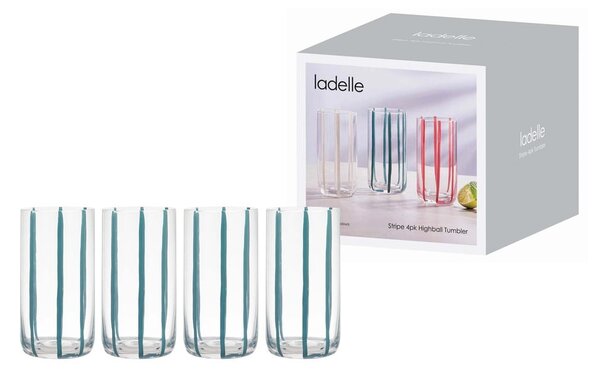 Set di bicchieri 4 pz 450 ml Stripe – Ladelle