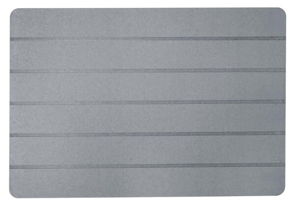 Tappetino per il bagno grigio 50x70 cm Baline – douceur d'intérieur