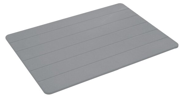 Tappetino per il bagno grigio 50x70 cm Baline – douceur d'intérieur