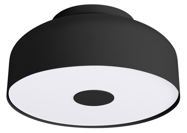 Plafoniera nera ø 30 cm Blacko – Sollux