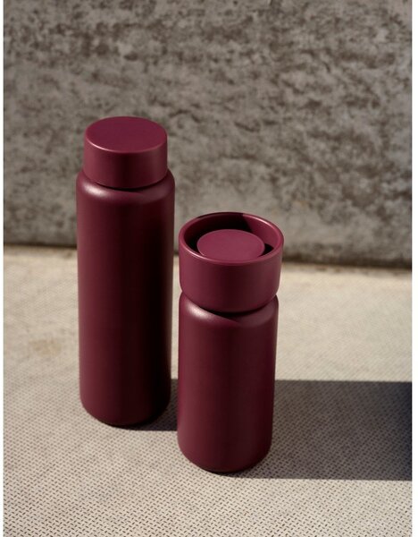 Tazza termica burgundy in acciaio inox 650 ml Singles – Zone