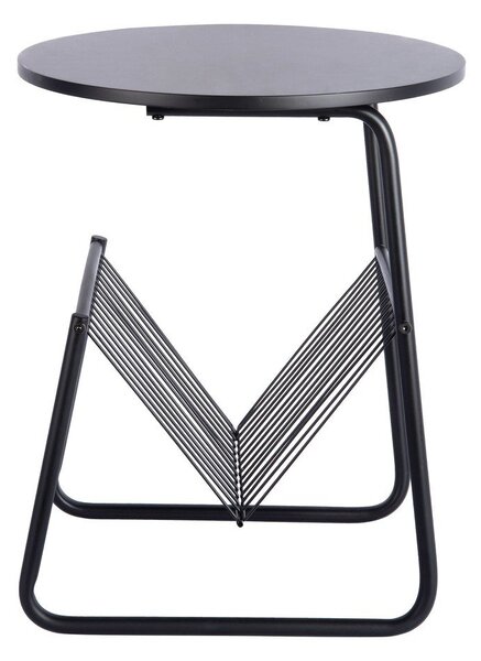 Tavolino rotondo in metallo ø 40 cm Riqueza Revista – Leitmotiv