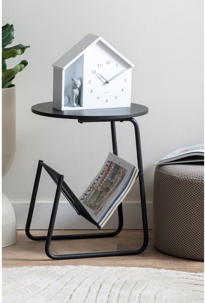 Tavolino rotondo in metallo ø 40 cm Riqueza Revista – Leitmotiv