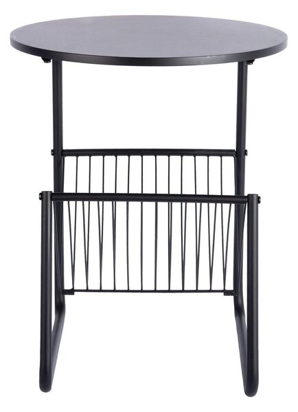 Tavolino rotondo in metallo ø 40 cm Riqueza Revista – Leitmotiv