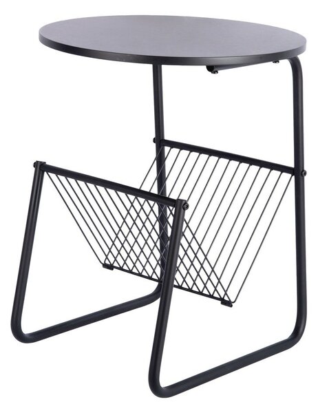 Tavolino rotondo in metallo ø 40 cm Riqueza Revista – Leitmotiv
