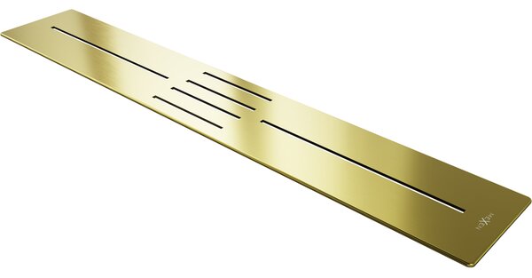 Mexen Toro coprimaterasso per piatto doccia 130-160 cm, oro - 43920050