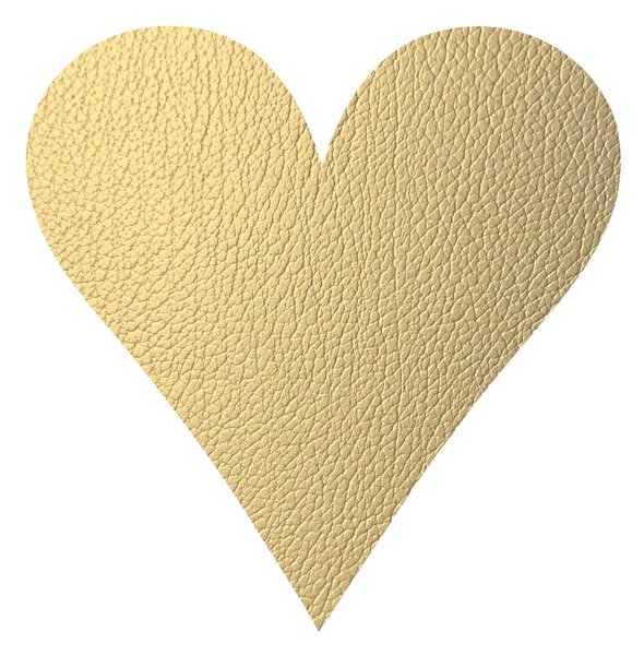 Tovaglietta in eco pelle 30x30 cm Heart Hippo – LIND DNA