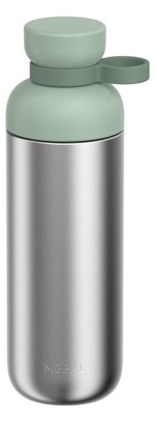 Bottiglia argentata/color salvia in acciaio inox 700 ml Vita – Mepal