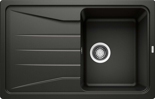 Lavello in granito Blanco SONA 45 S 500 x 780 mm nero 525970