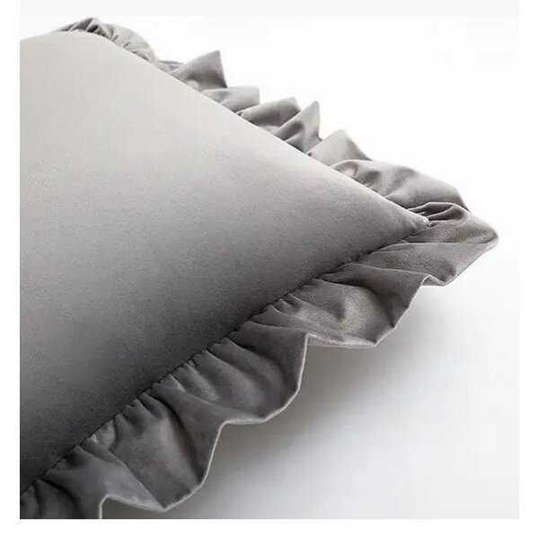 Federa decorativa in misto cotone 40x40 cm Ruffled – Mila Home