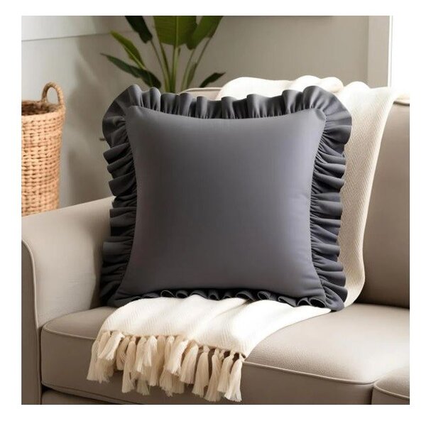 Federa decorativa in misto cotone 40x40 cm Ruffled – Mila Home