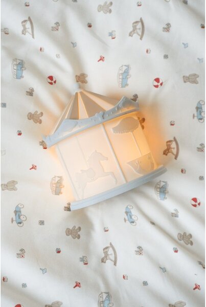 Set copripiumino e federa da bambini giallo chiaro in cotone organico per culla 100x140 cm Vintage Toys – Cam Cam Copenhagen