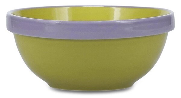 Ciotolina verde/viola in gres 710 ml Duo – ONA