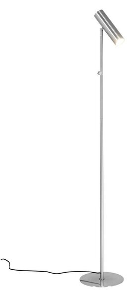 Lampada da terra argentata (altezza totale 150 cm) Paris – House Nordic