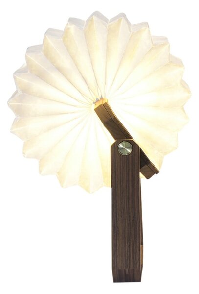 Decorazione luminosa bianca/colore naturale scuro con ricarica USB Origami – Gingko