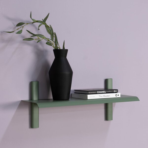 Mensola verde polveroso in metallo 60 cm Hola – Spinder Design