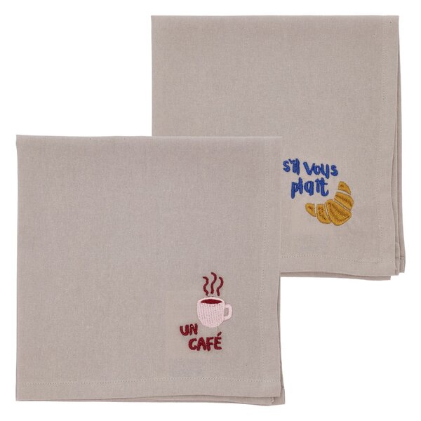 Set di tovaglioli in tessuto 2 pz 40x40 cm Bistro – Södahl