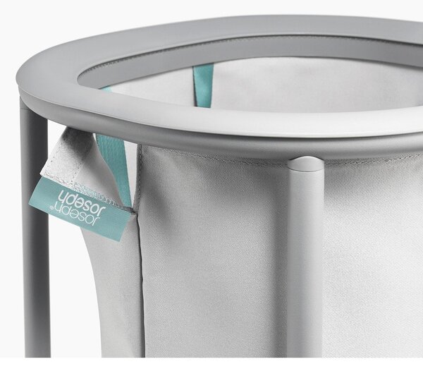 Cesta per il bucato grigio chiaro in tessuto 50 l Duo – Joseph Joseph