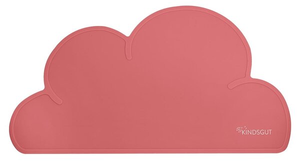 Tovaglietta in silicone rosa scuro Cloud, 49 x 27 cm - Kindsgut