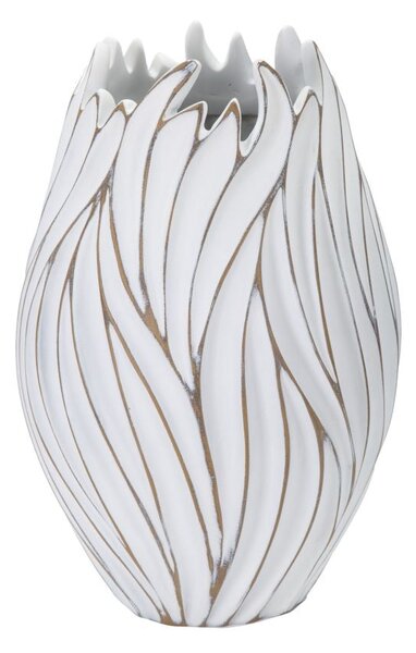 Vaso Honduras 27x41,5x27 cm in Poliresina Bianco