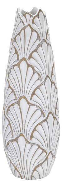 Vaso Panama 18,5x55x18,5 cm in Poliresina Bianco