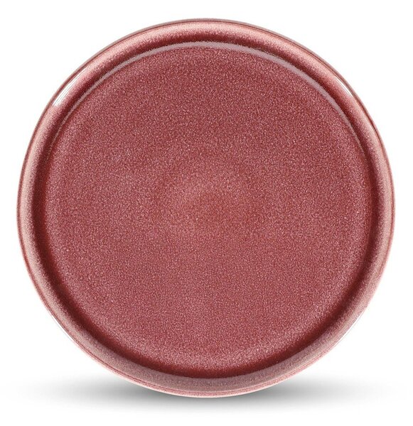 Piatto burgundy in gres ø 22 cm Duna – ONA