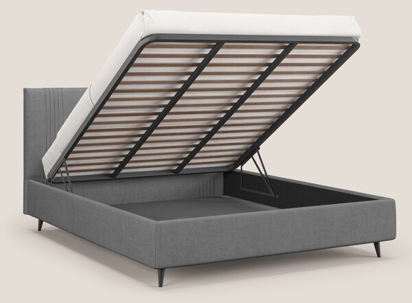 Yvonne letto contenitore in morbido tessuto impermeabile T02 grigio