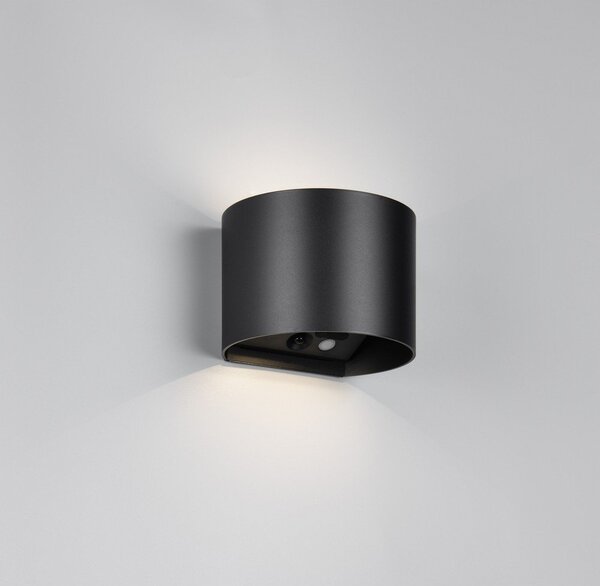 Illuminazione esterna LED con ricarica USB con sensore di movimento da parete (altezza totale 10 cm) Genie – Reality