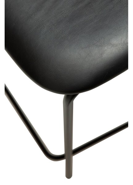 Sgabello da bar in similpelle nera, altezza 107 cm Zed - DAN-FORM Denmark