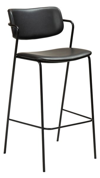 Sgabello da bar in similpelle nera, altezza 107 cm Zed - DAN-FORM Denmark