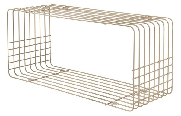 Mensola beige in metallo con ripiani multipli 70 cm Wire – Mette Ditmer Denmark