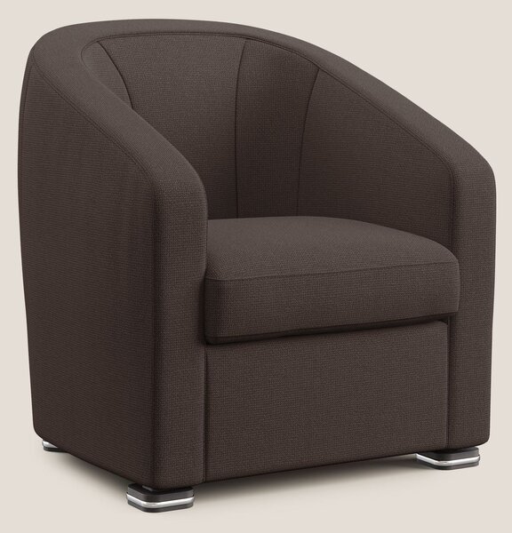 Cloe Poltroncina in tessuto smacchiabile con acqua QuickClean T08 marr
