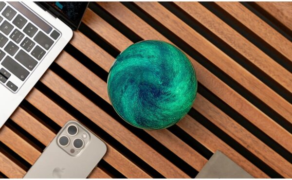 Decorazione luminosa colore naturale scuro con ricarica USB ø 12 cm Galaxy Breeze – Gingko