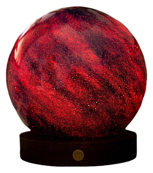 Decorazione luminosa colore naturale scuro con ricarica USB ø 12 cm Galaxy Breeze – Gingko