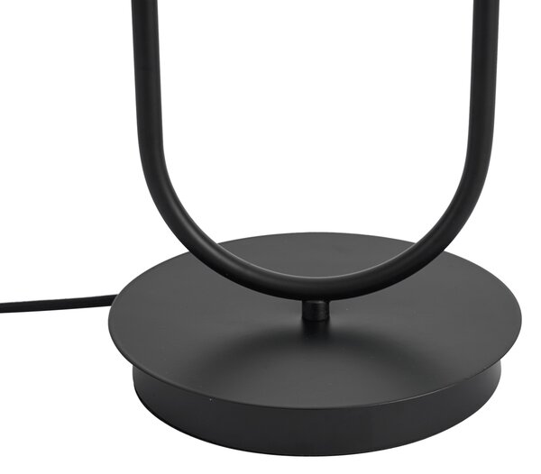 Lampada da tavolo Art Déco nera a 2 luci - Tuning
