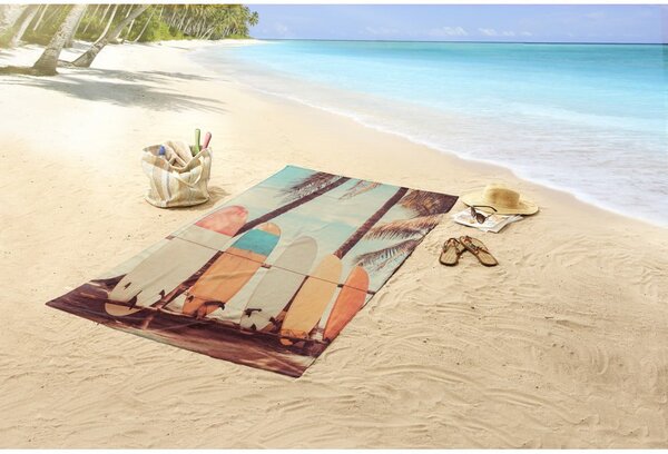 Telo mare in velluto 100x180 cm Vintage Surf – Good Morning