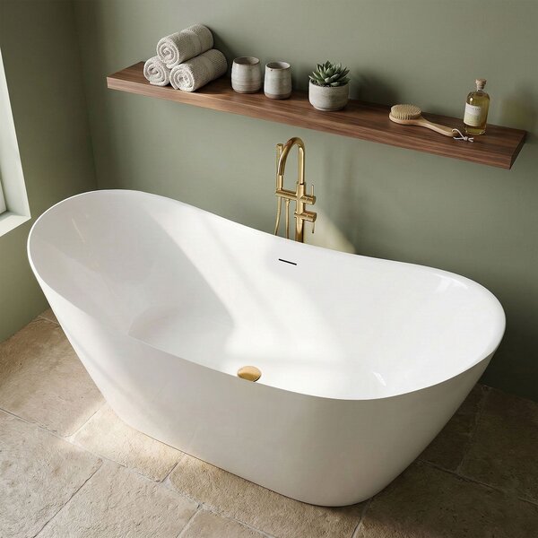 Vasca bagno da terra Rea Ferrano Slim 150