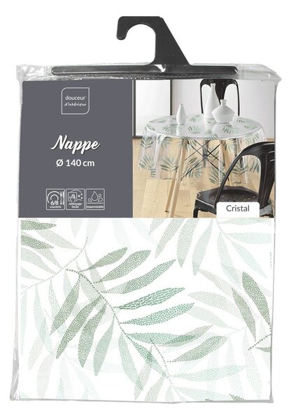 Tovaglia adatta per pulizia con panno umido ø 140 cm Verdalis – douceur d'intérieur