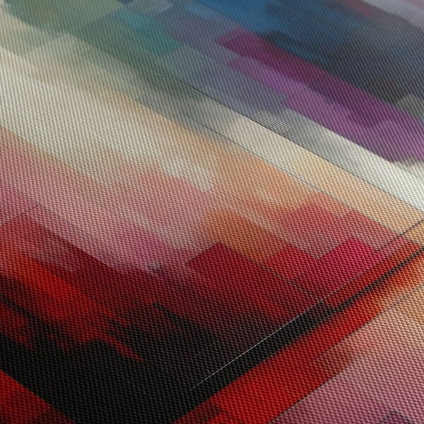 Quadro su tela – Dinamica di verticali colorate