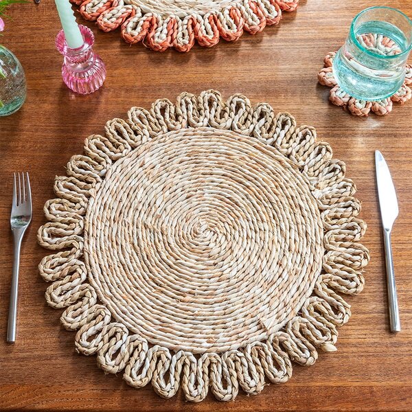 Tovaglietta in corteccia di mais ø 38 cm Corn Husk – Rex London