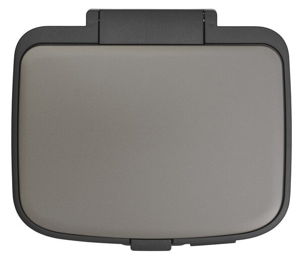Cestino per la spazzatura grigio in acciaio con pedale 7 l Bo – Brabantia