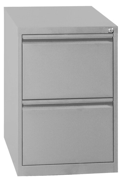 Classificatore 2 Cassetti 46x62x70,5 cm in Metallo Grigio