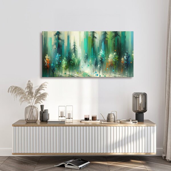 Quadro su tela – Mistero del boschetto verde